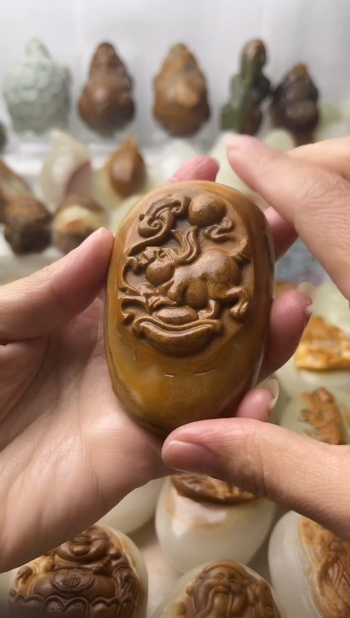 石材古青石棉纹正常不退换兔微瑕