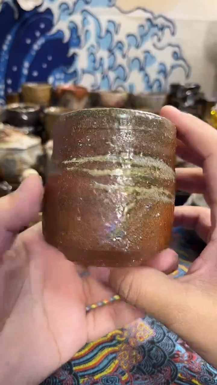 森丁斋日式备前烧茶具茶周边