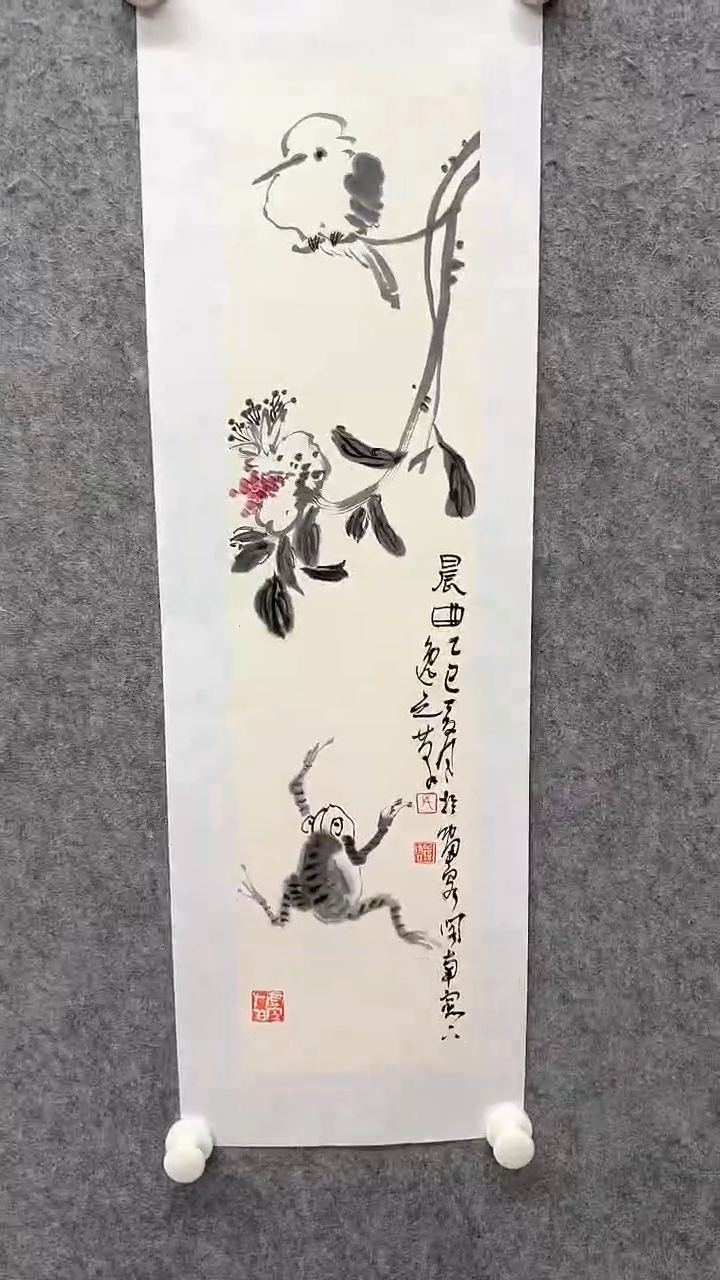 国画写意画花鸟画手绘