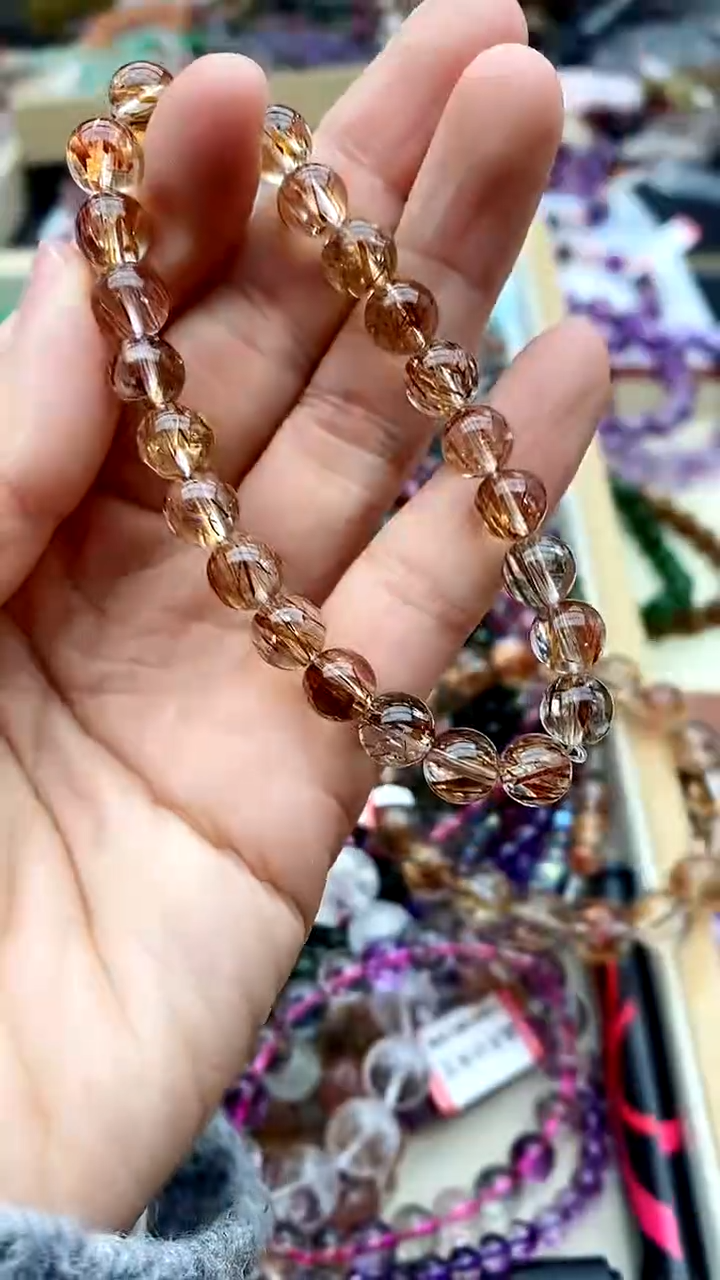 【闪购商品】水晶手链未镶嵌黑金超