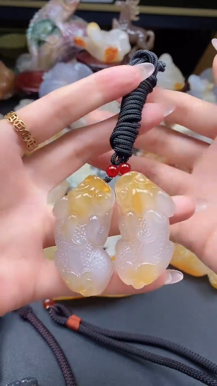 【闪购商品】玛瑙/玉髓颈饰未镶嵌ddd