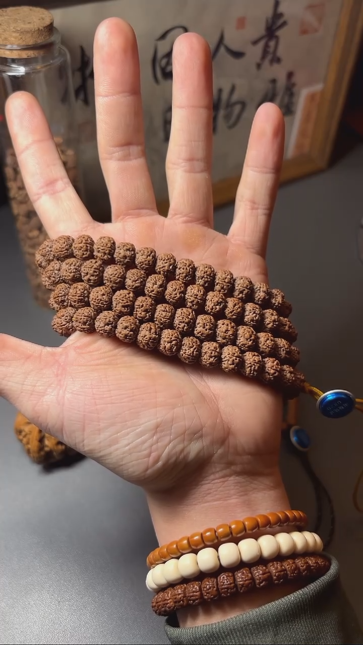 【闪购商品】金刚菩提手串108平细10mm