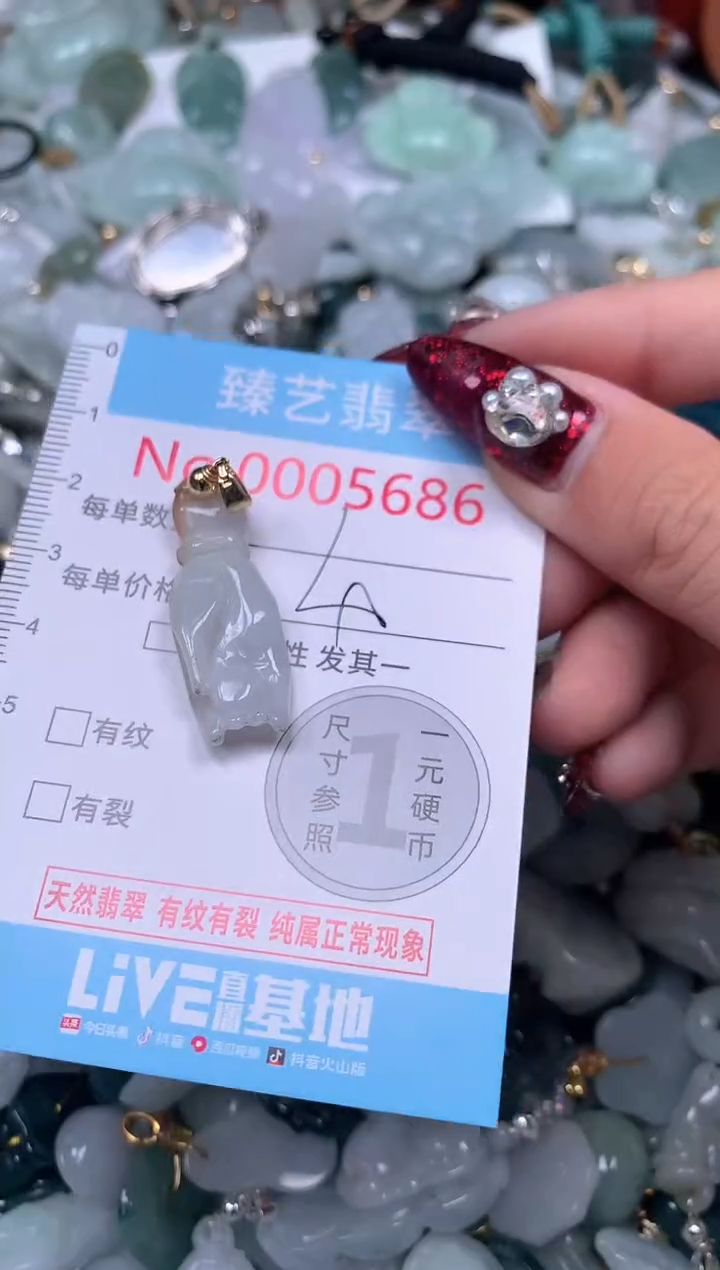 颈饰未镶嵌翡翠5686