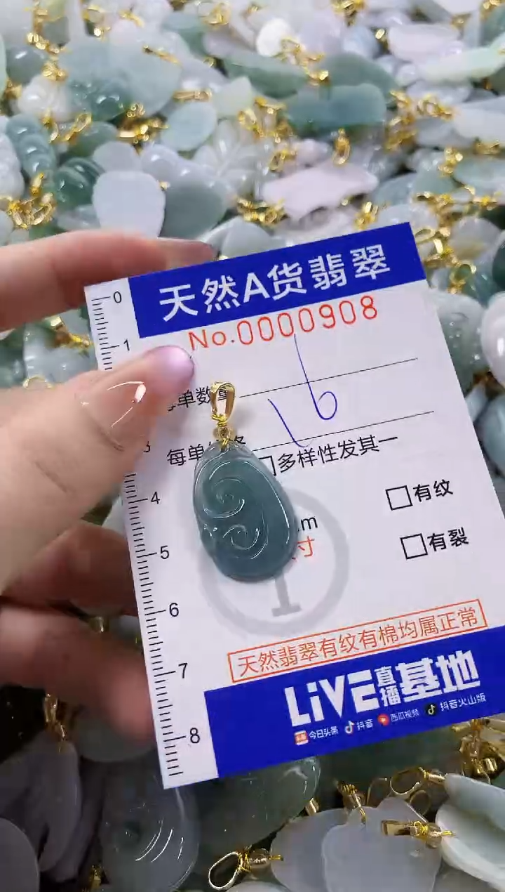 颈饰未镶嵌翡翠天然A货翡翠