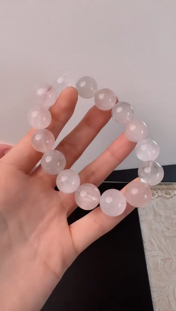 【闪购商品】水晶手串未镶嵌天然兔毛SG13