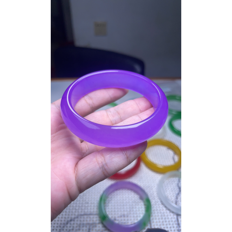 216 薰衣草紫车轮手镯