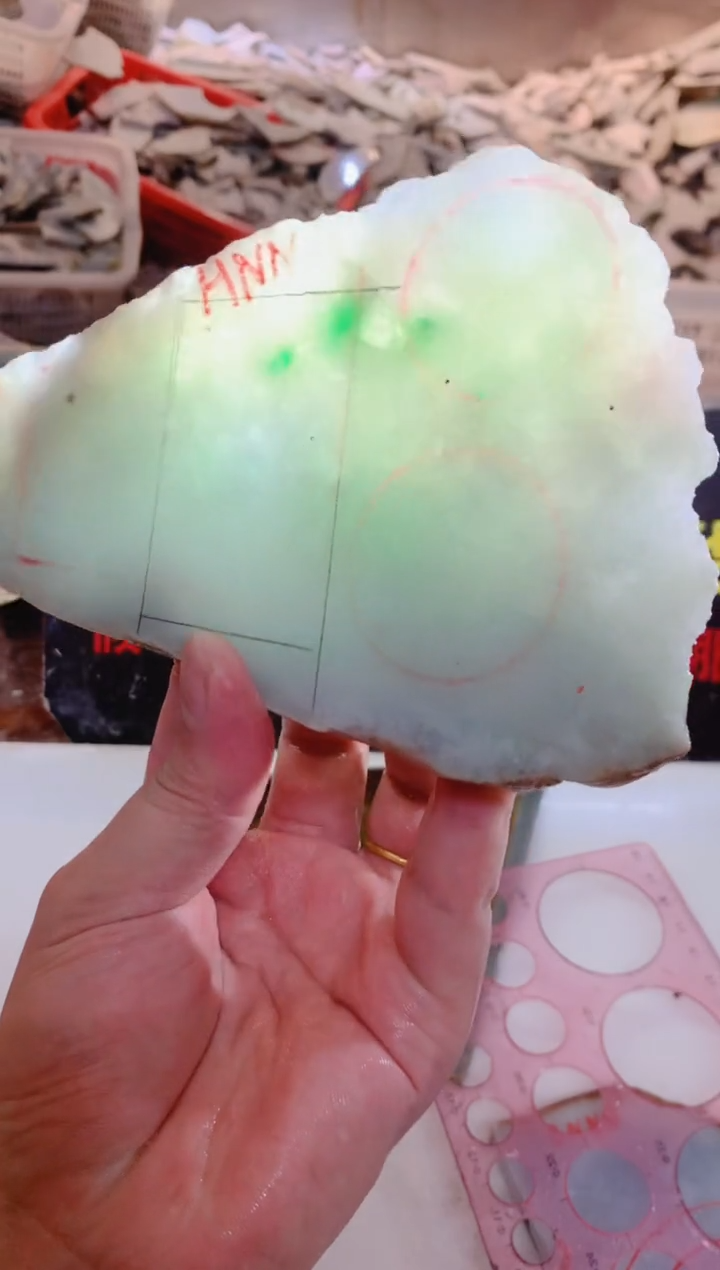 裸石翡翠0朱0翡翠珠宝932