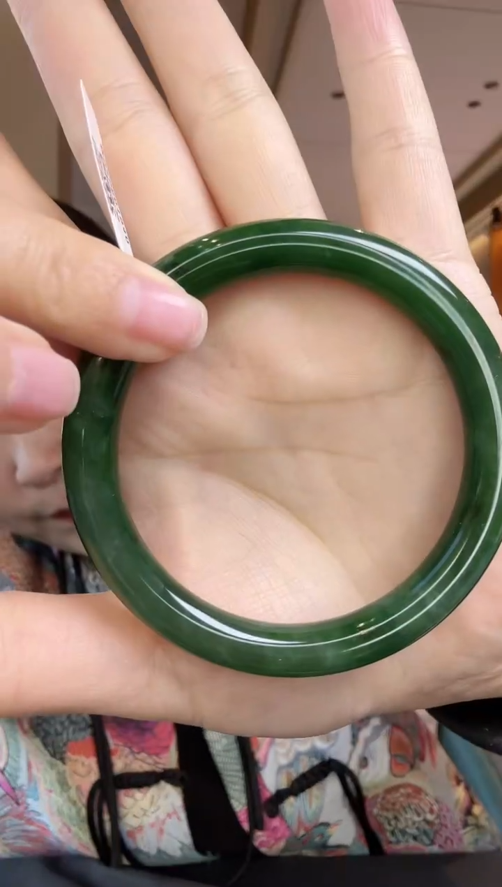 未镶嵌手镯和田玉毕*囤美人镯58