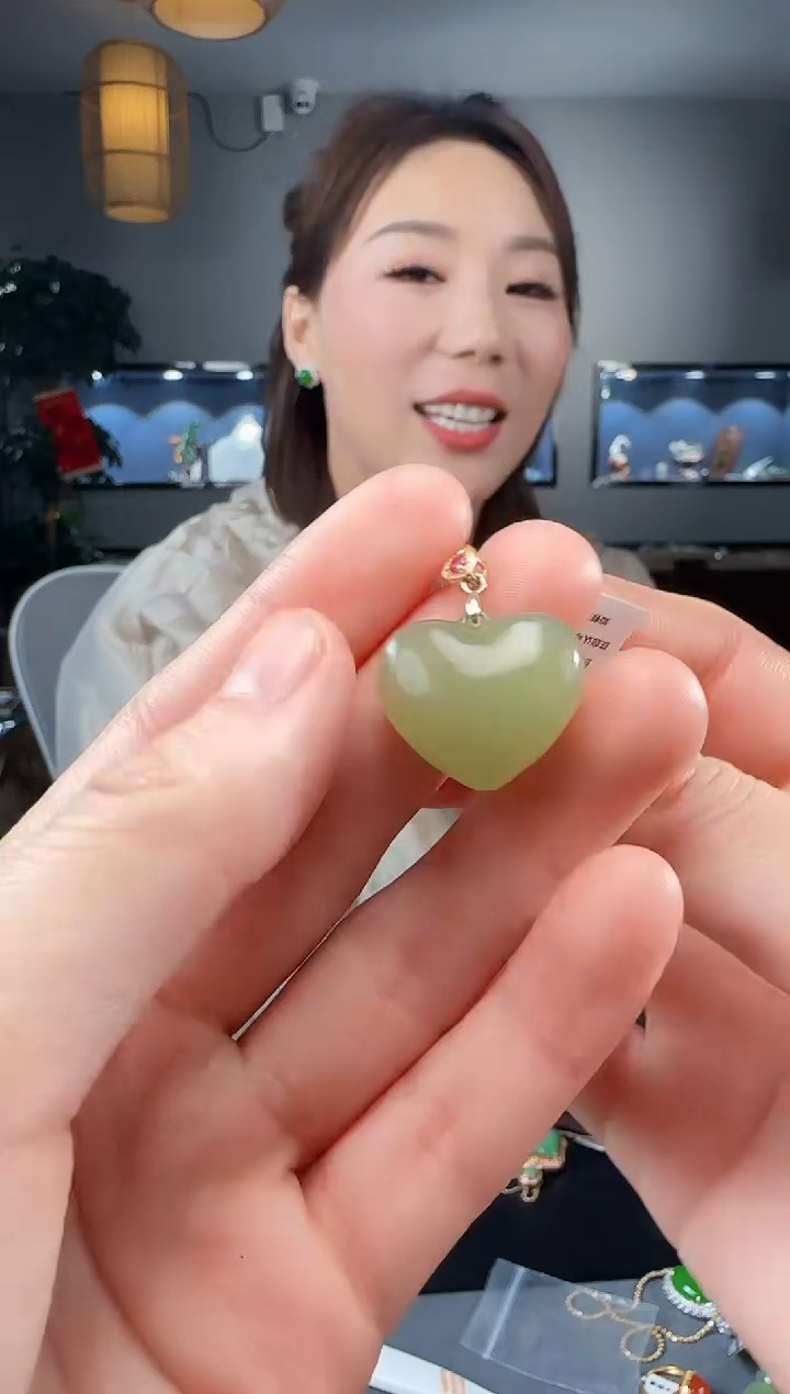 【闪购商品】和田玉吊坠(不含链)银S925镶嵌1