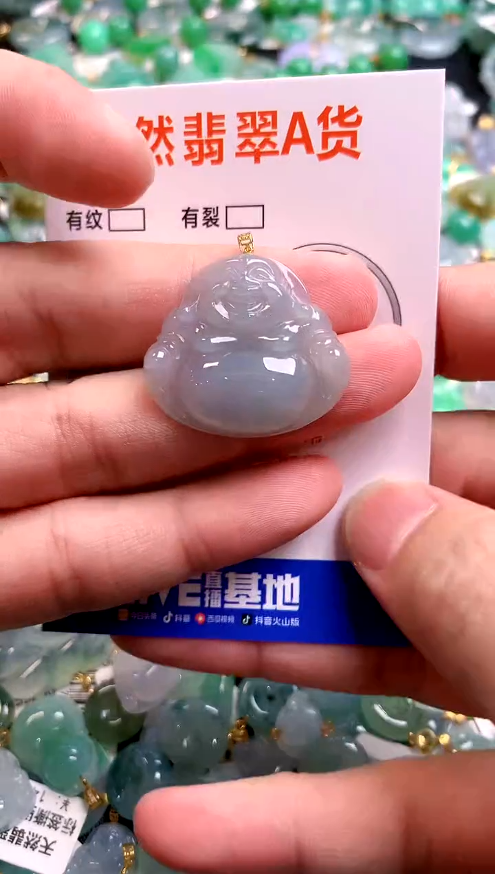 颈饰18K金镶嵌翡翠25100443