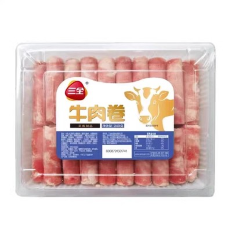 三全牛肉卷240G