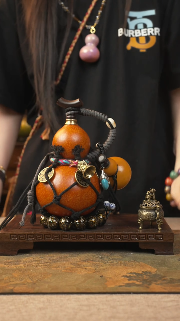 329大漆葫芦一物一拍记葫堂出品不带手串