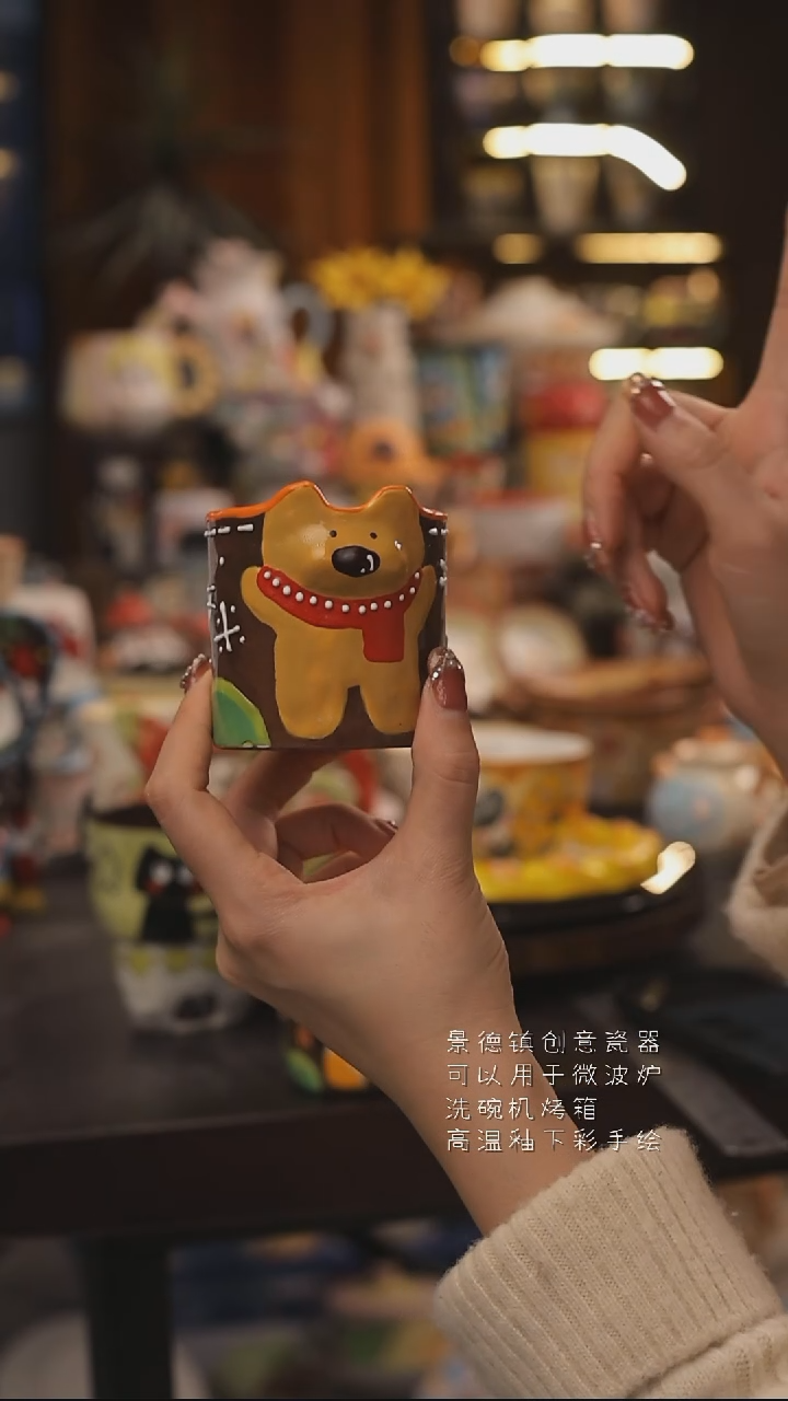 景德镇釉下彩绘设计师款式陶瓷