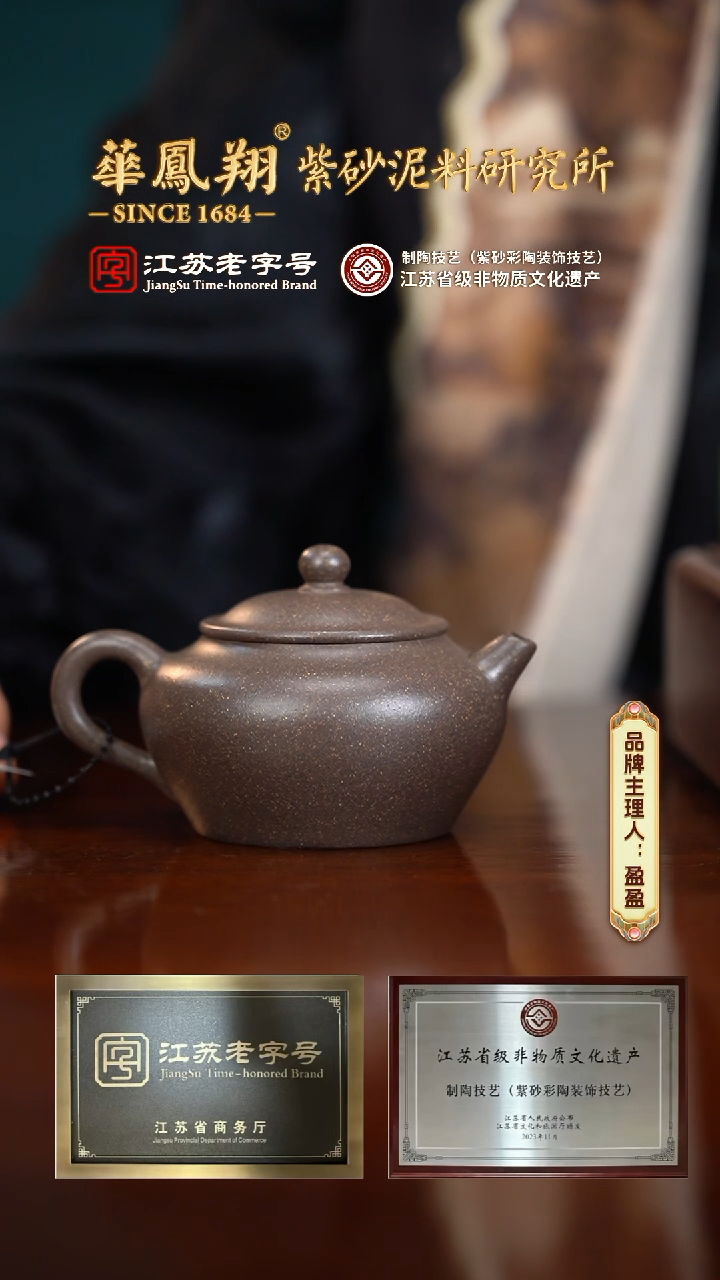 【闪购商品】紫砂茶壶XH8983徐国良巨轮青段150cc