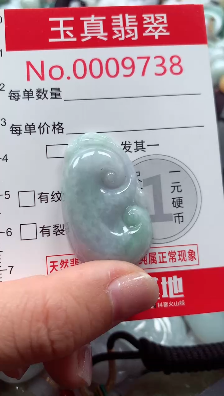 吊坠(不含链)未镶嵌翡翠9738