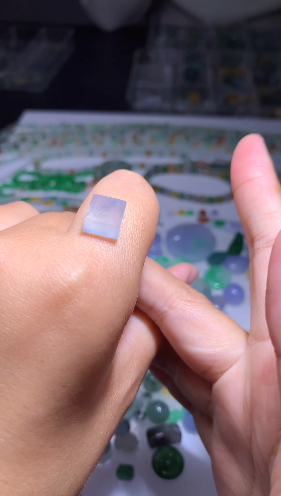 未镶嵌定制翡翠安*柒毛货