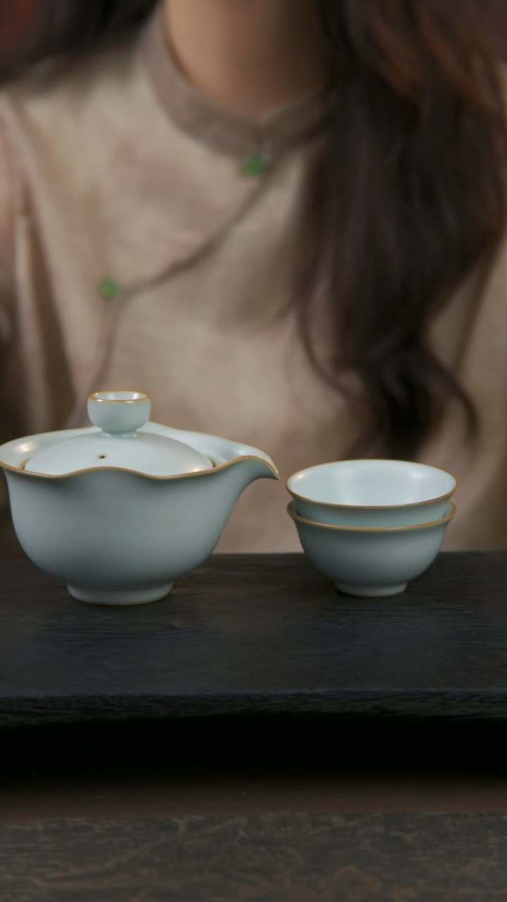 【闪购商品】杯逍遥望月（开片不开片可选，默认开片）