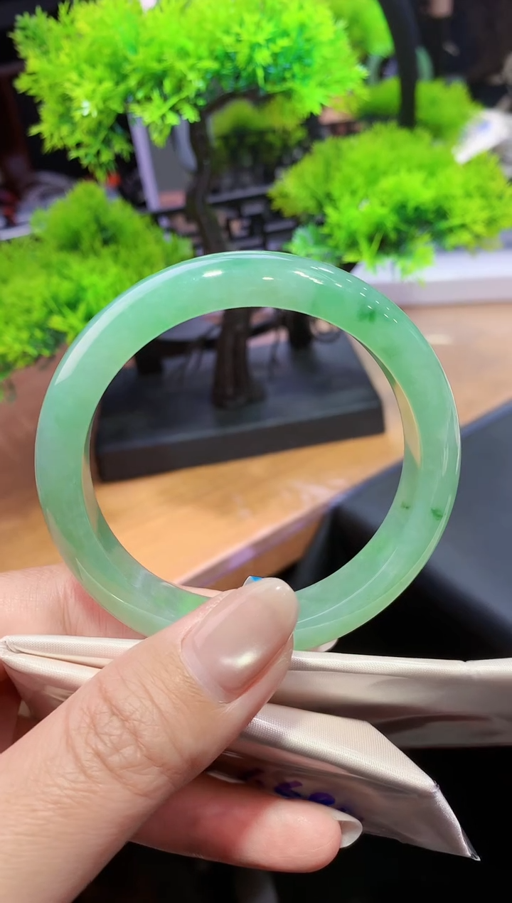 未镶嵌手镯翡翠K46天然A货缅甸翡翠56.2