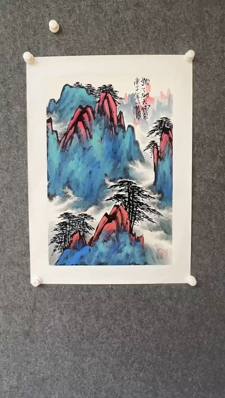 【闪购商品】国画姜国华-2.7平尺-国画作品