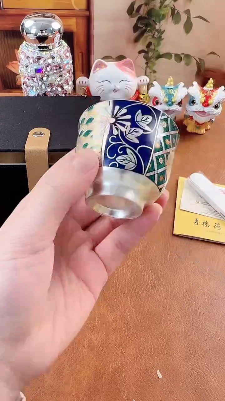 【闪购商品】陶瓷茶具茶杯水杯周边日式银杯