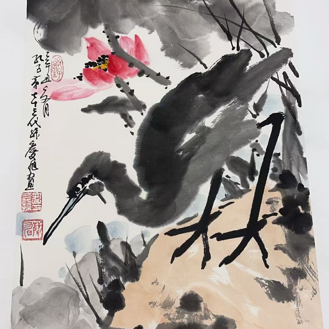 ·11橱窗展示/山艺文化/ 孔庆旭老师/宣纸国画/带证书（展示）