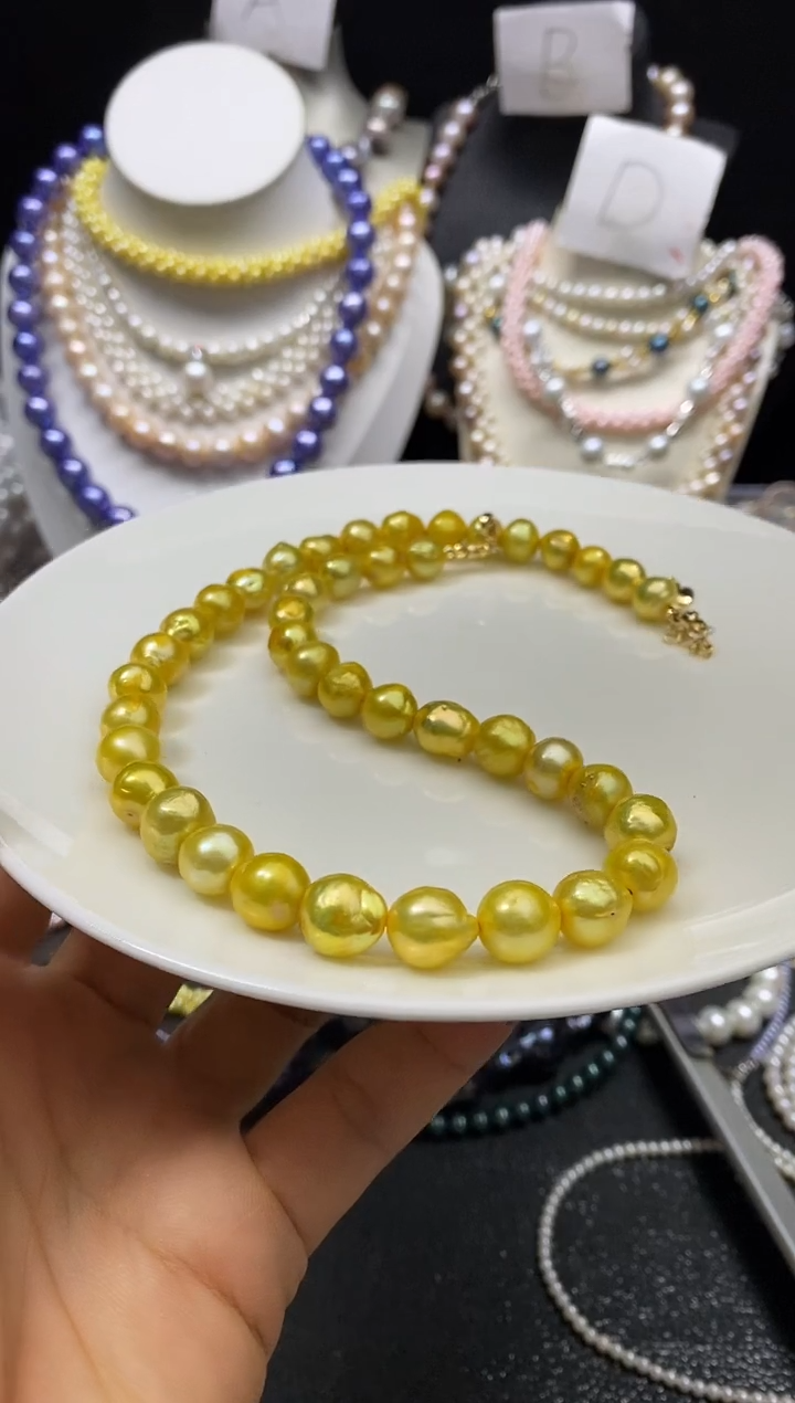 淡水珍珠未镶嵌颈饰多人
