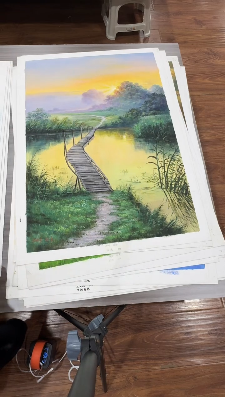 油画【199号】约90*60cm丨朝鲜原创纯手绘孤品油画丨顺丰包邮