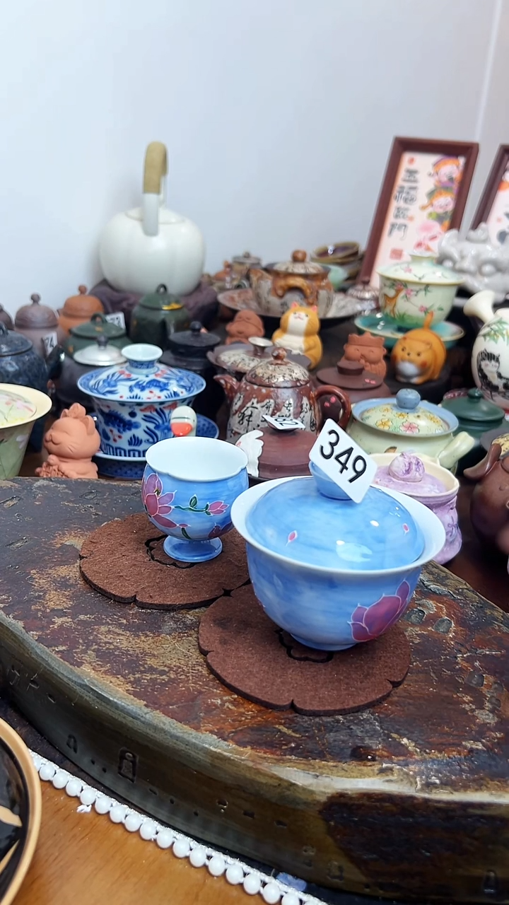 【 茶瓷物语】玉泥盖碗349