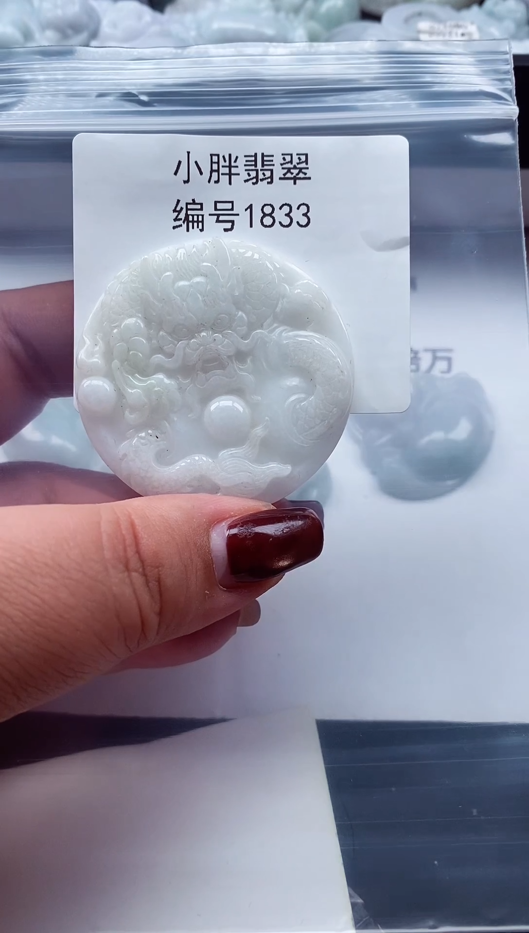 颈饰未镶嵌翡翠缅甸天然A货翡翠1833