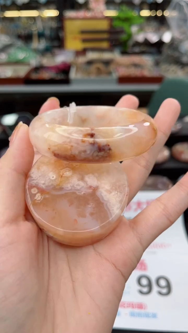 【闪购商品】石英质玉手镯未镶嵌52圈口（不退不换）1118516