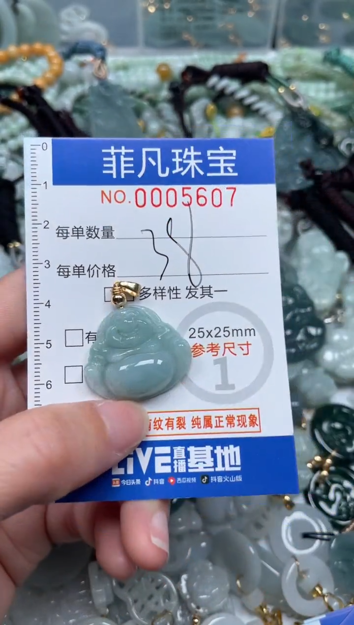 【闪购商品】翡翠颈饰未镶嵌00..5607