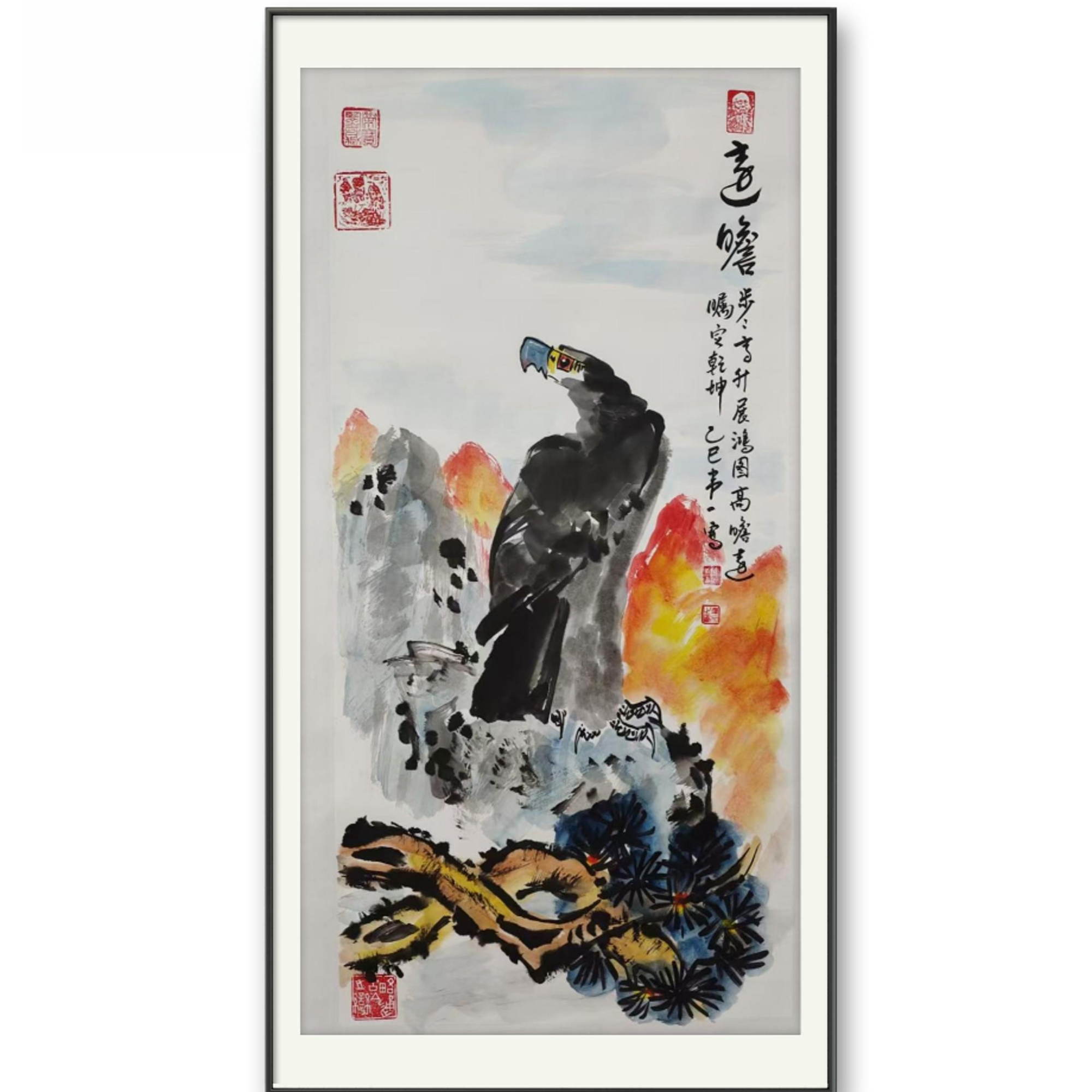 远瞻 宣纸作品