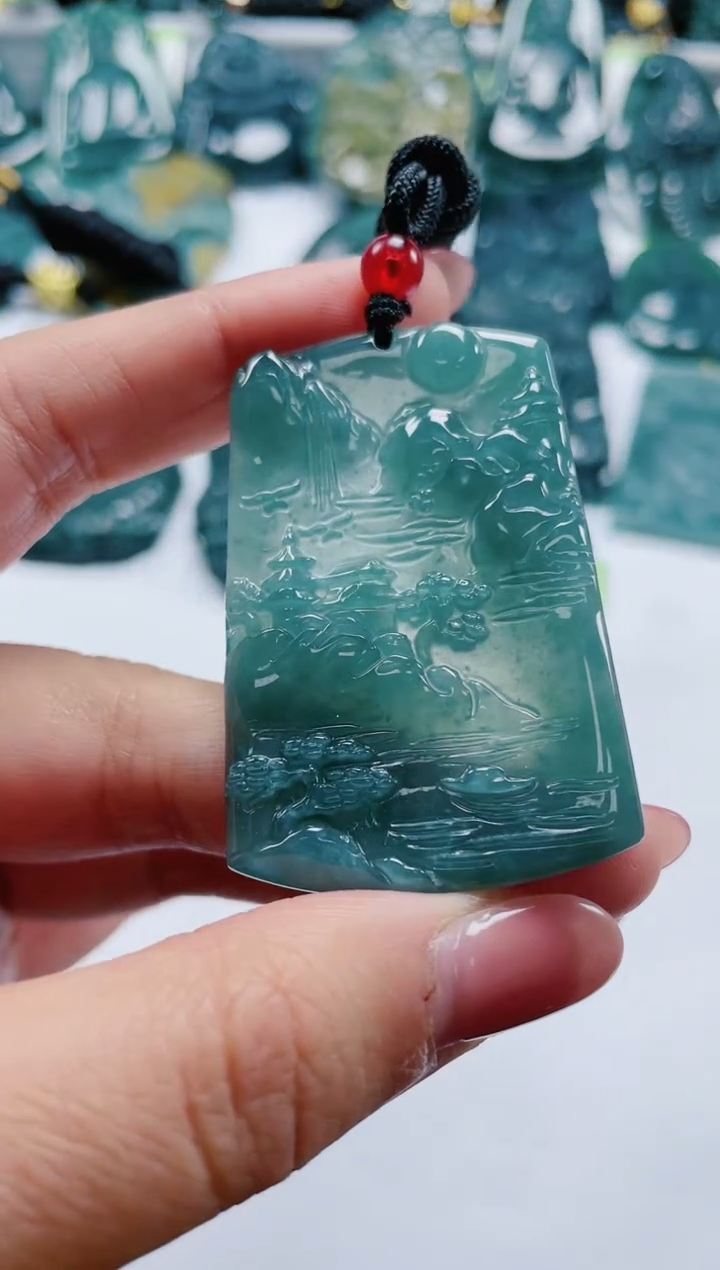 【闪购商品】翡翠颈饰未镶嵌多样性发货一件发货-山水牌