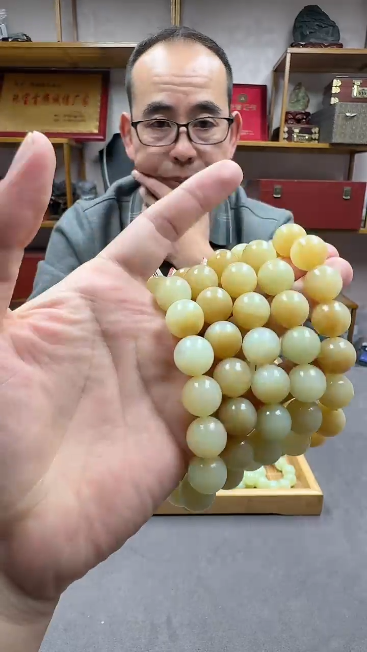 未镶嵌手链和田玉14且末黄口带糖白多样性发货·拍一发一