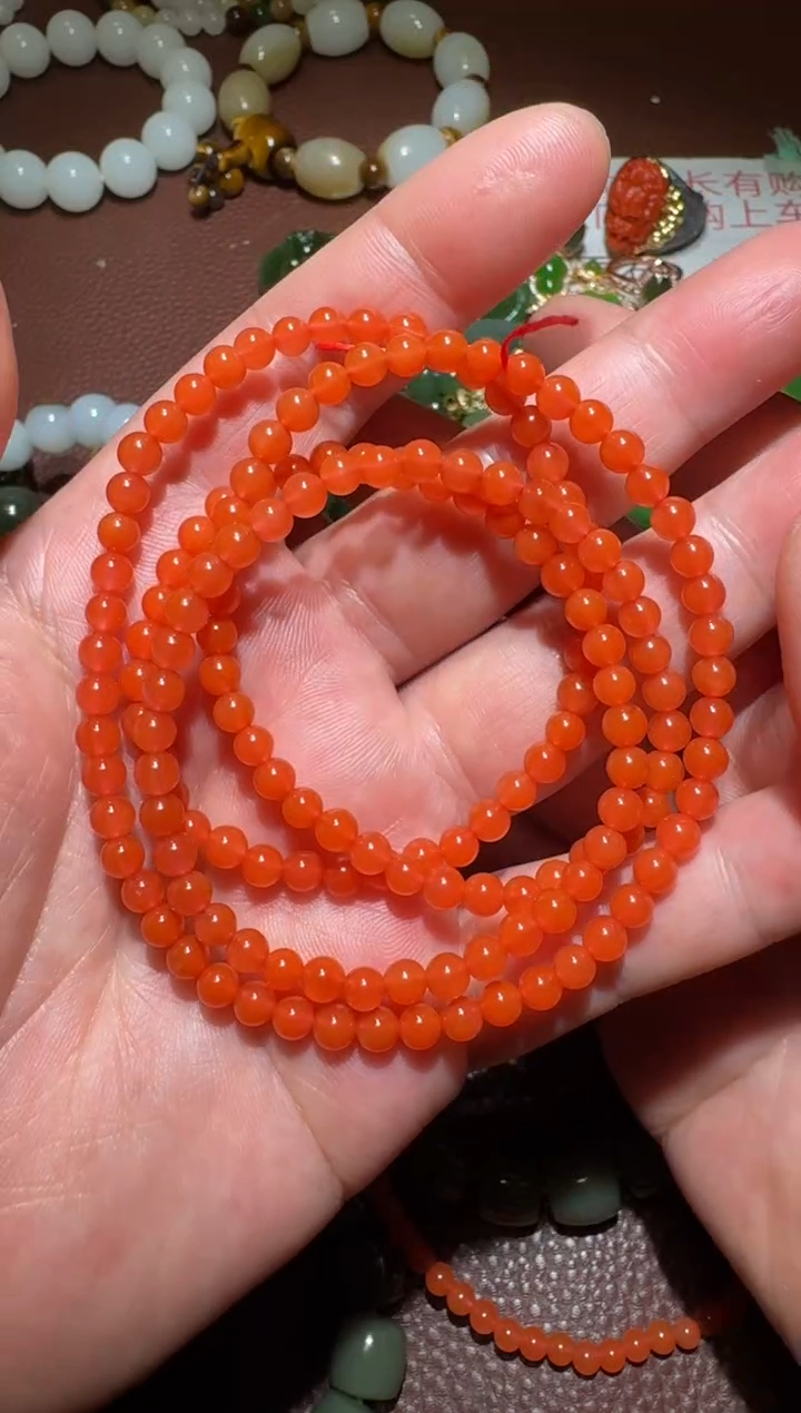 【闪购商品】南红玛瑙链子未镶嵌南红