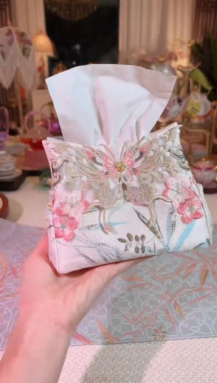 欧根纱----纸巾包-----