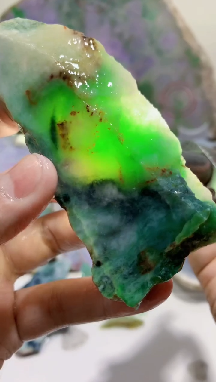 裸石翡翠0蒙0翡翠珠宝336