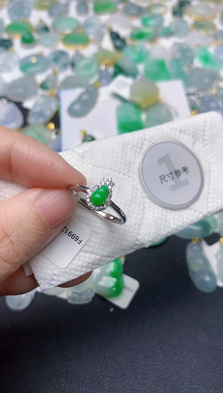 颈饰未镶嵌翡翠天然缅甸A货翡翠