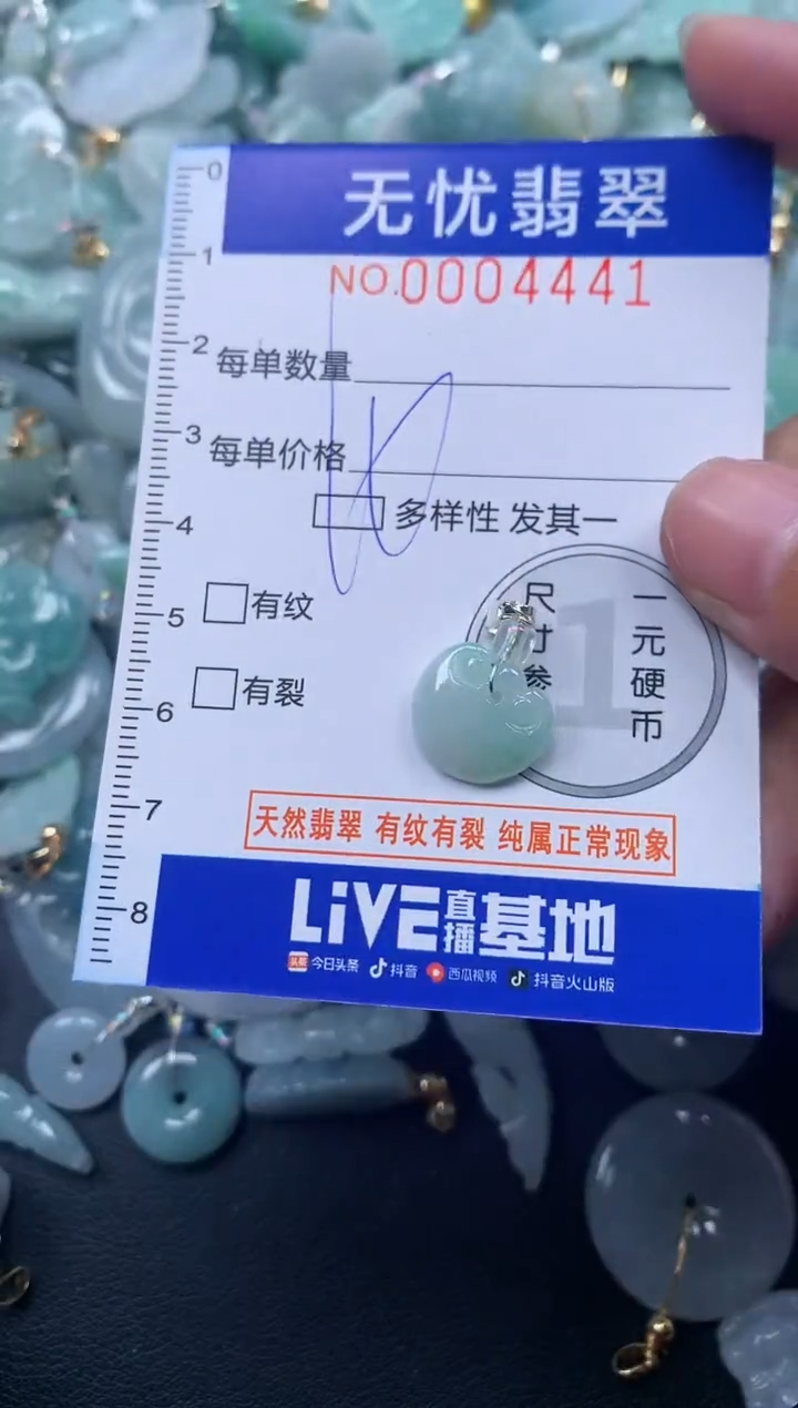 颈饰未镶嵌翡翠4441