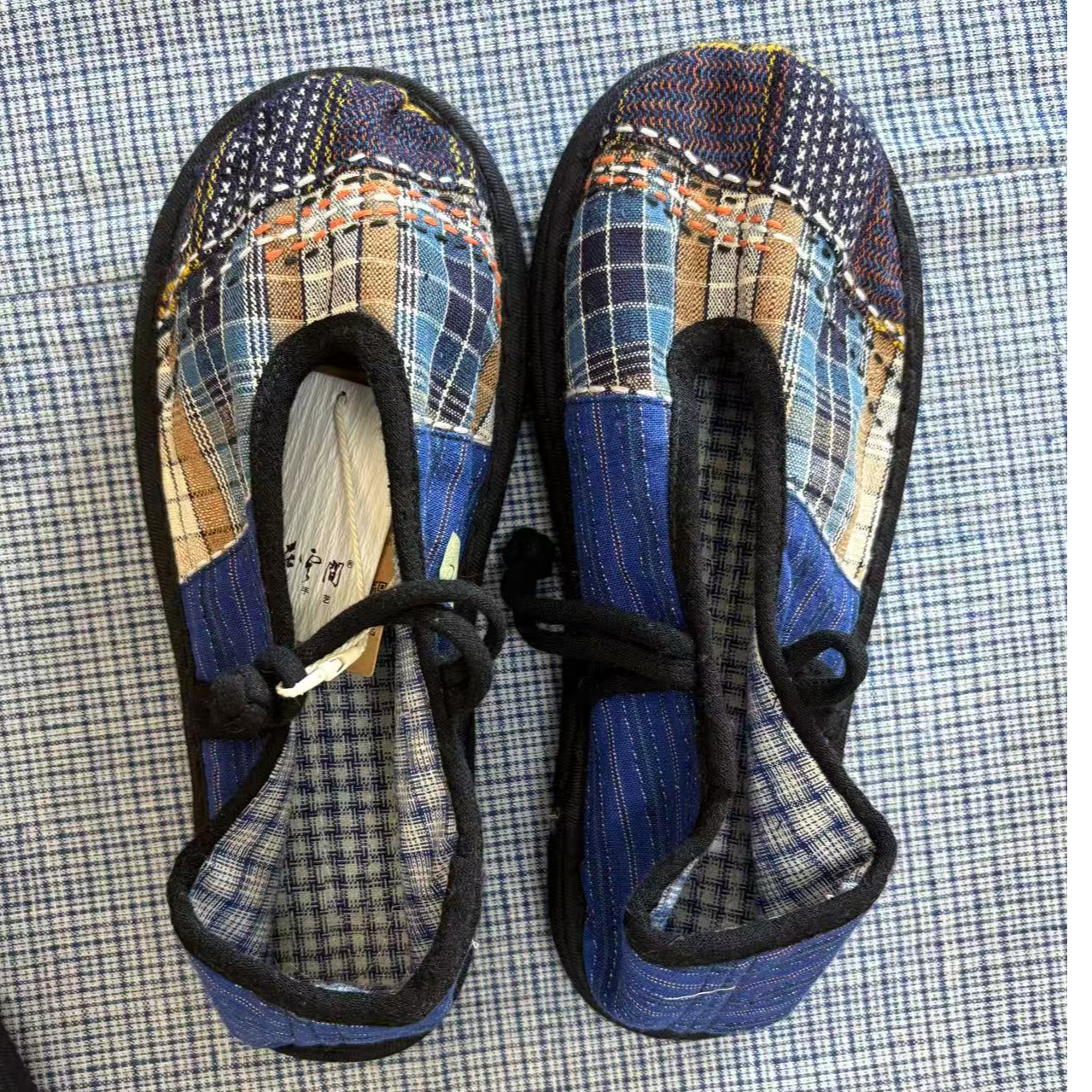 【桑在云间】百家老布千层底三拼布鞋