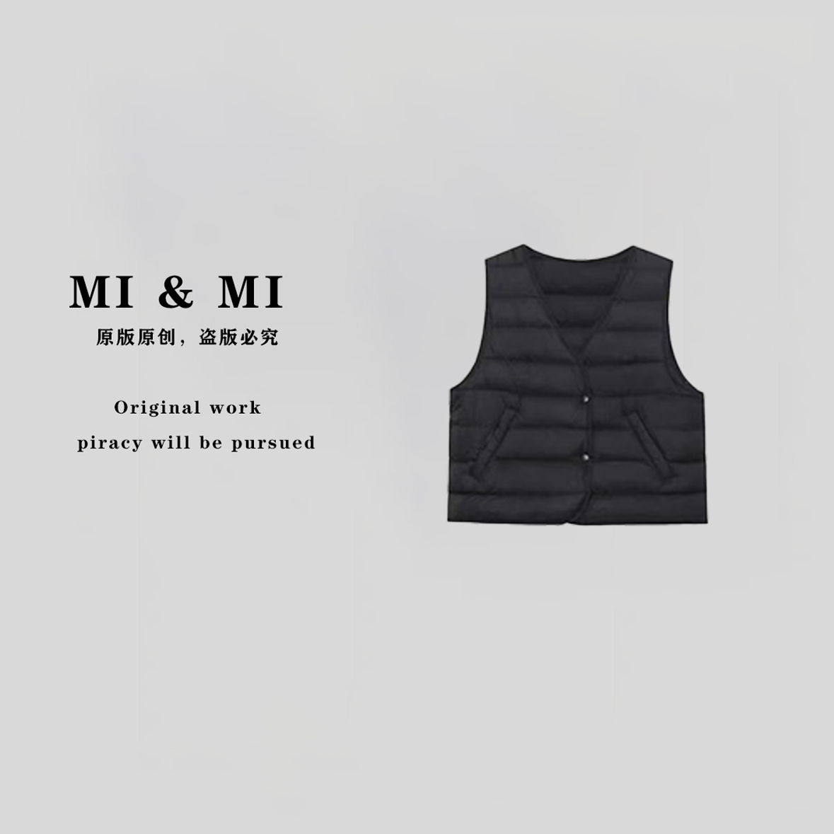 【米米服饰】寒冬系列”90白鸭绒“百搭排骨羽绒 2502-393