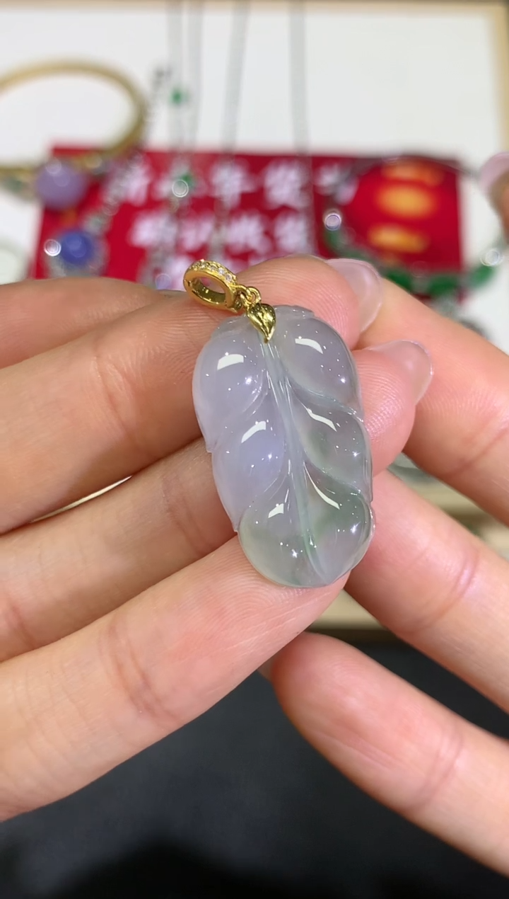 【闪购商品】定制翡翠18K金镶嵌团购4