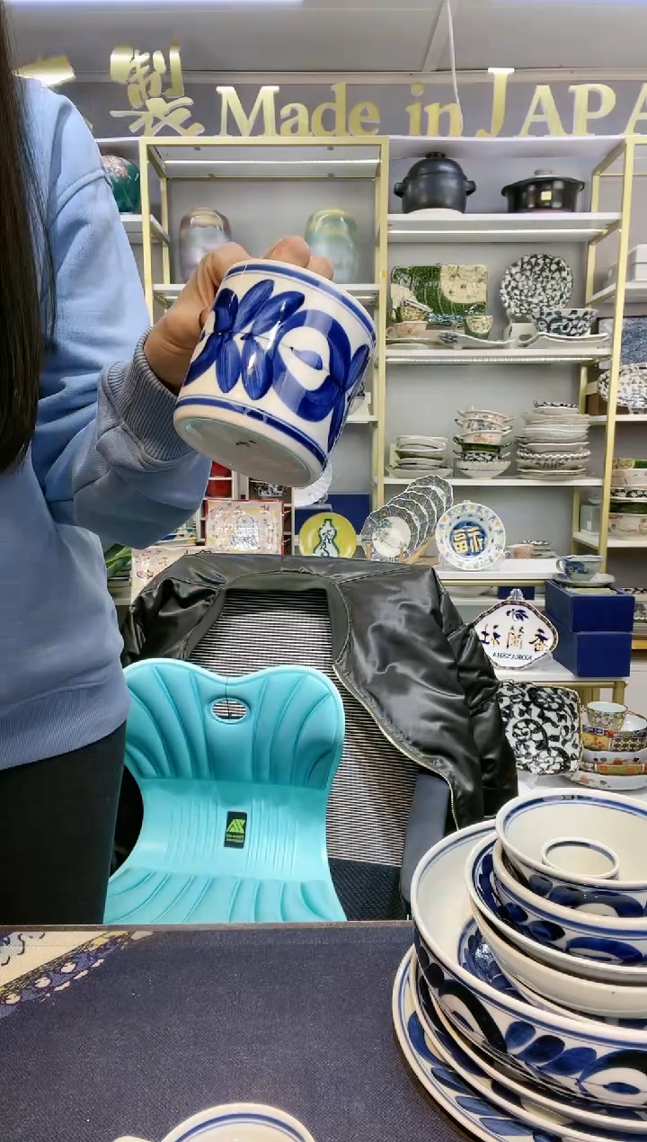 【闪购商品】碗蓝海草茶杯一只装