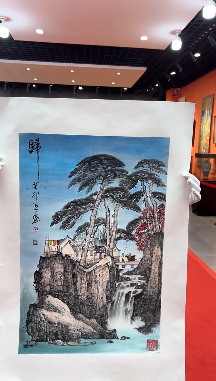 【闪购商品】国画道一李学斌手绘原作B24