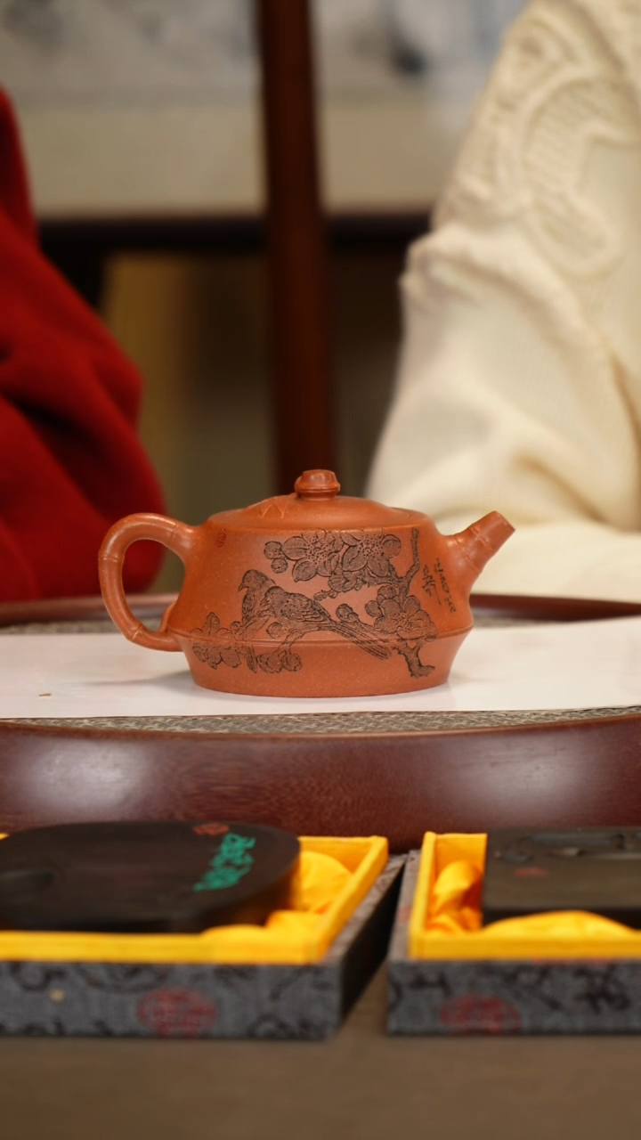 【闪购商品】紫砂茶壶【李霓】沉香泥竹节  200CC