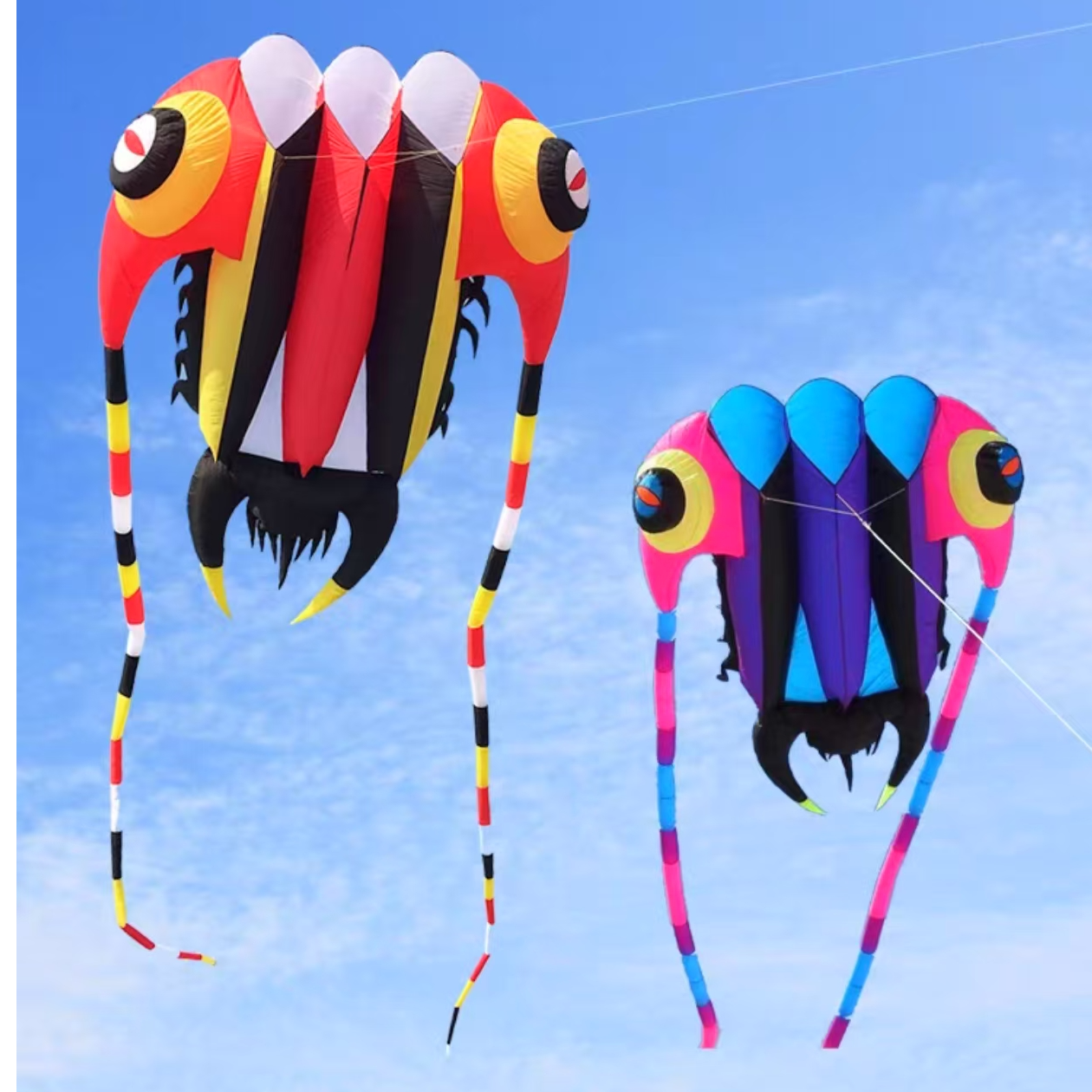 马老四三叶虫软体风筝成人高档专业微风易飞巨型特大风筝