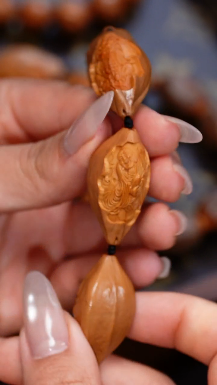 橄榄核吊坠苏工橄榄核