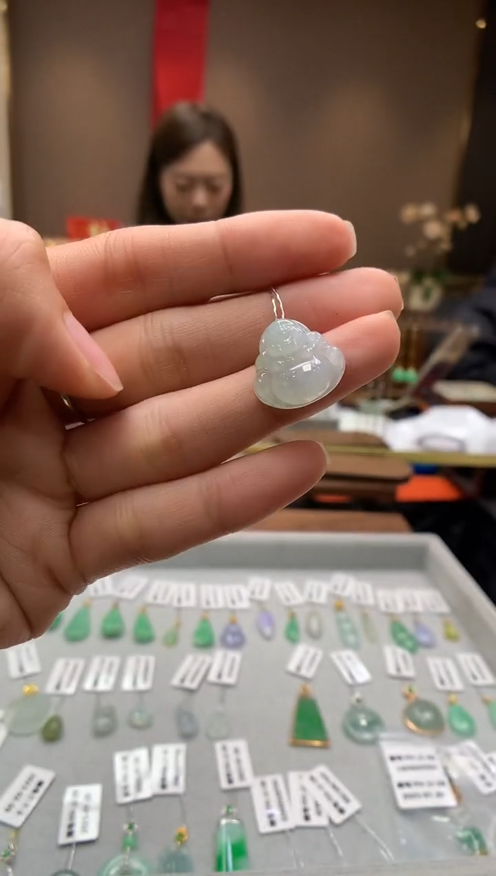 【闪购商品】翡翠颈饰未镶嵌佛公