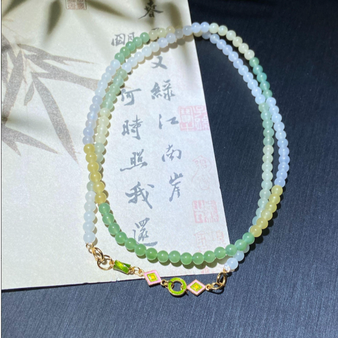 【小红同款】和田玉多宝项链925银（多样性发一）【XMCQ0511003】