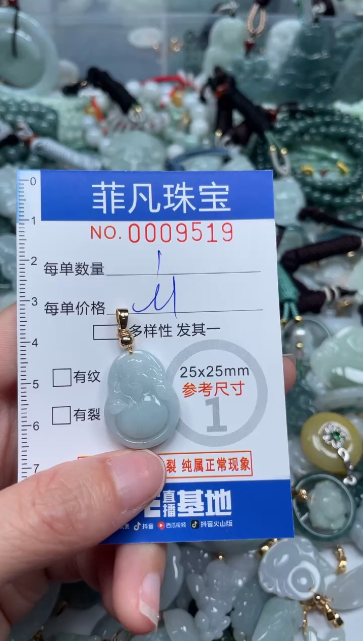 【闪购商品】翡翠颈饰未镶嵌00..9519